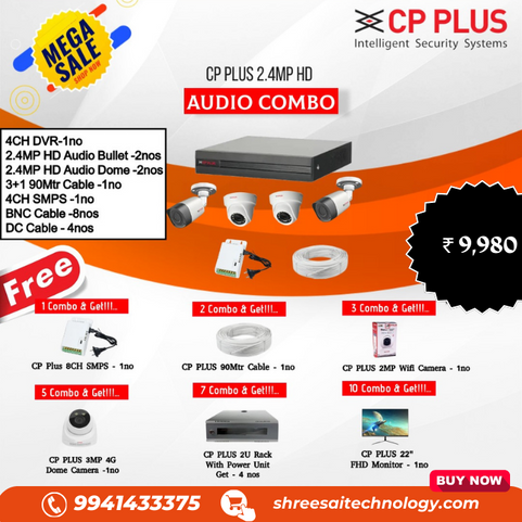 Hikvision 8 Ch IP Camera Security Package