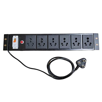 Rack Mount Power Strip 5/15 Amps Horz